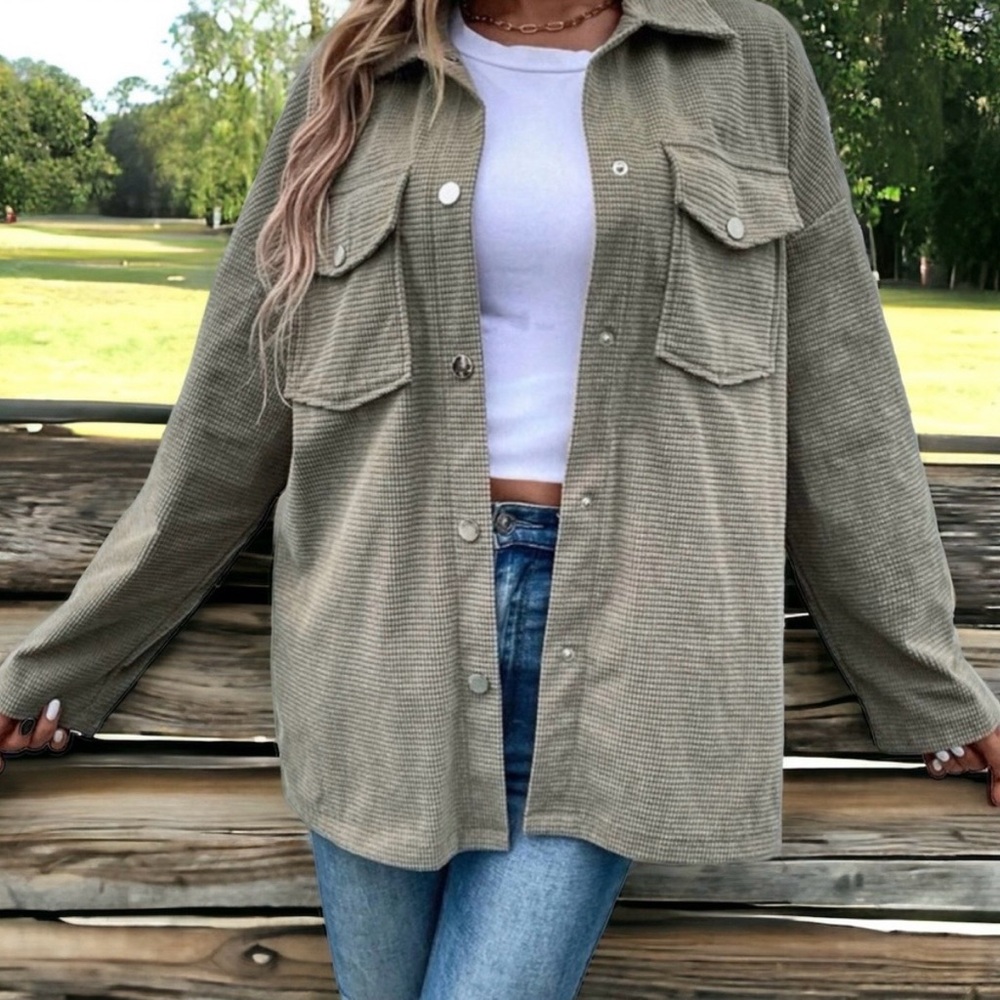 Women's Olive Green Jacket never worn in size medium